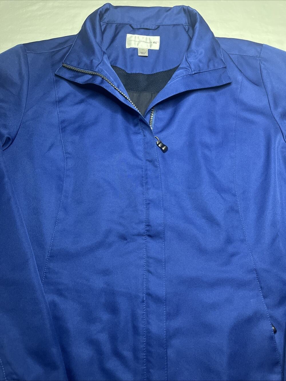 Cutter &Buck Weather Tec Womens S/P Royal Blue Full Zip Jacket
